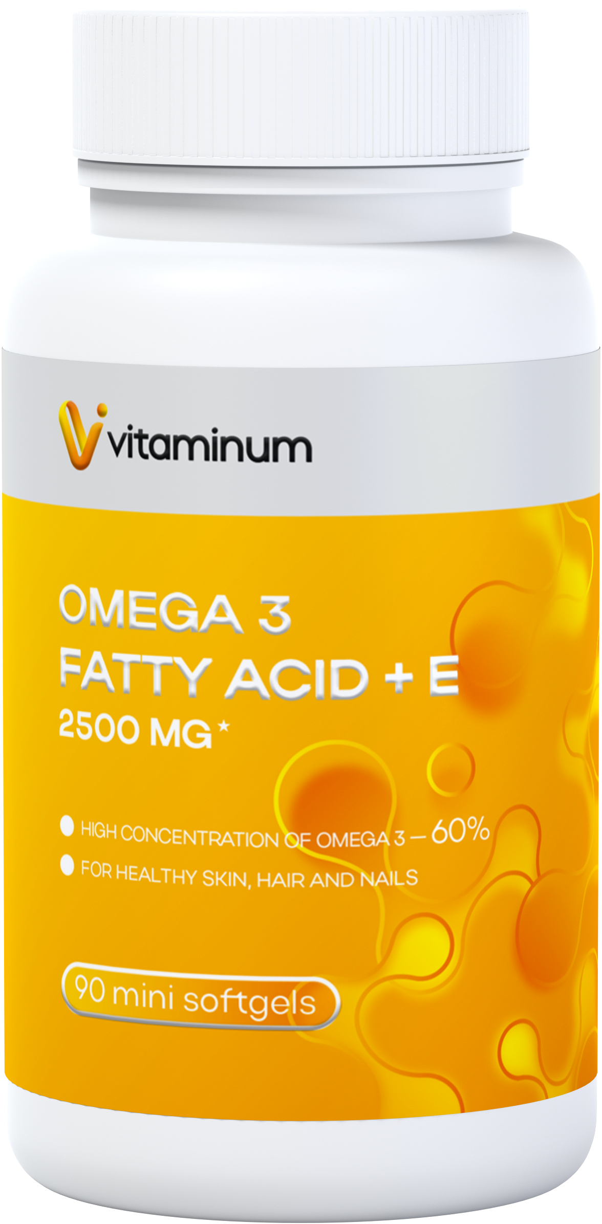  Vitaminum ОМЕГА 3 60% + витамин Е (2500 MG*) 90 капсул 700 мг  в Белове